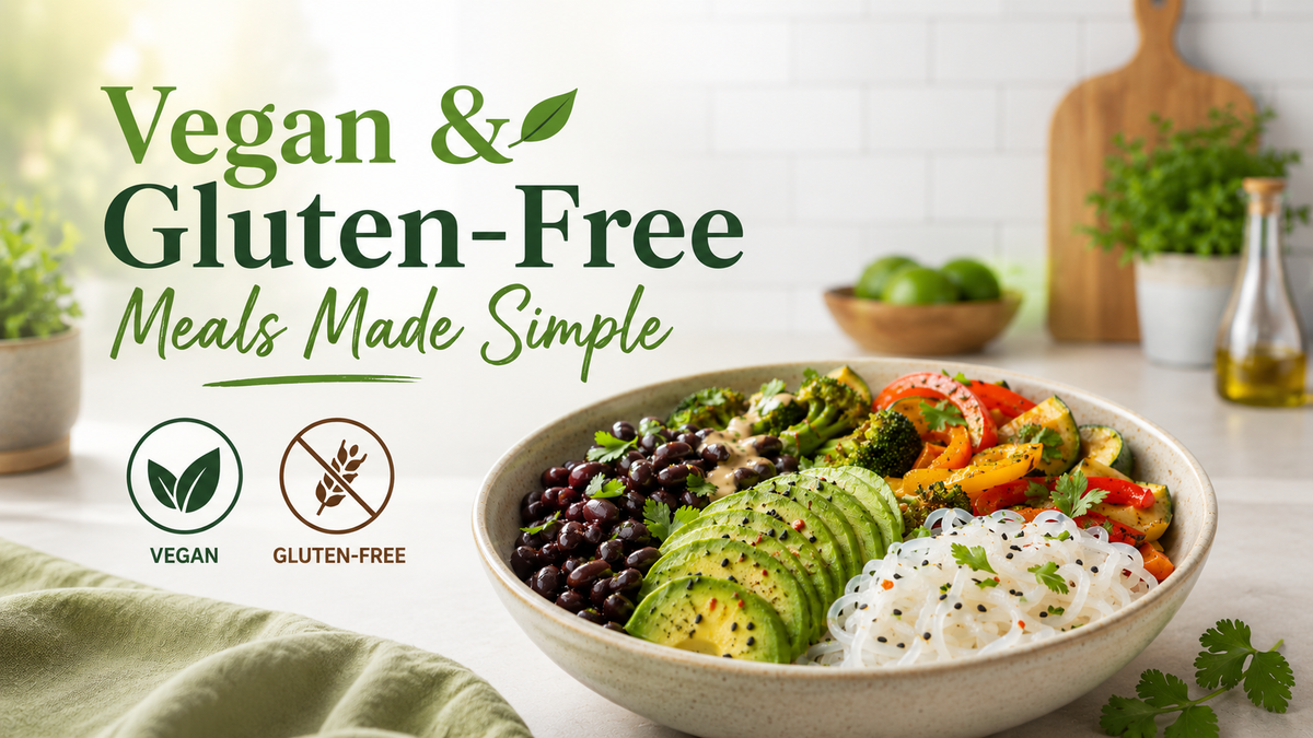Vegan Recipes: Easy Gluten Free Food Ideas for Healthy Living