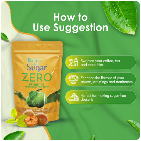 Better Than Sugar Zero - Erythritol & Buddha Fruit Blend