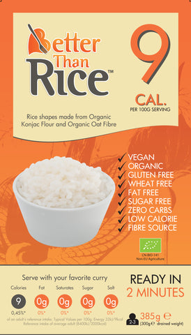Better Than Rice riz Konjac bio, 385 g : : Épicerie et