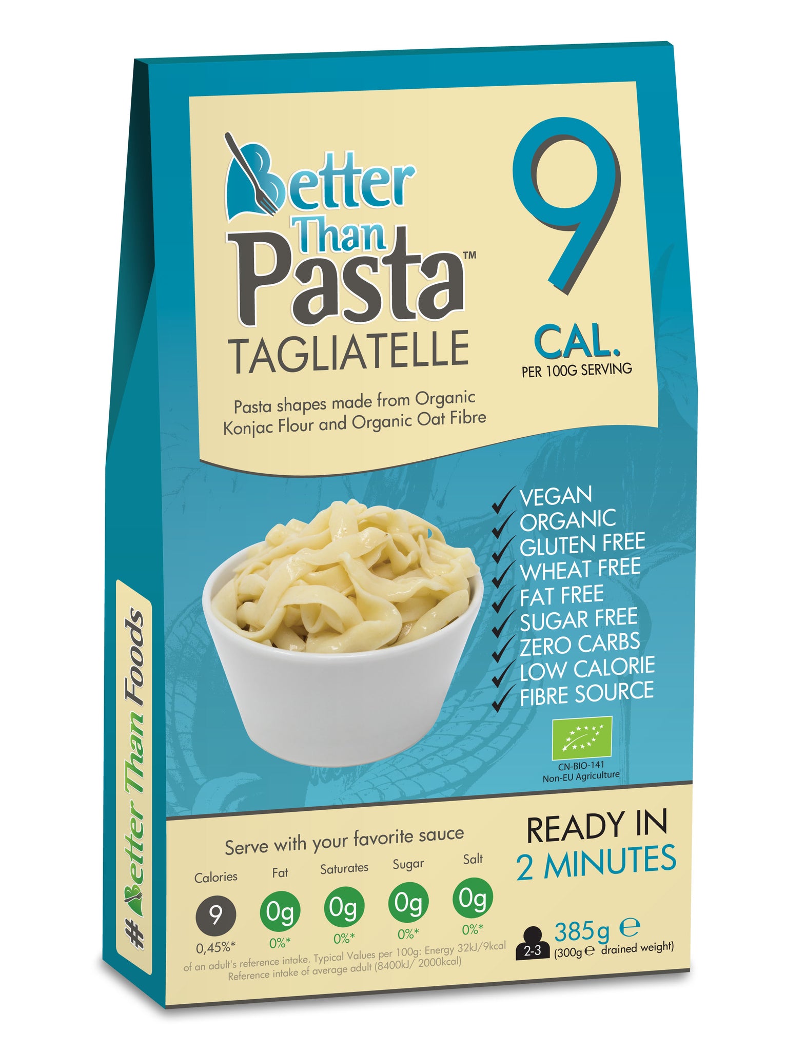 Organic Better Than Pasta Tagliatelle 385g
