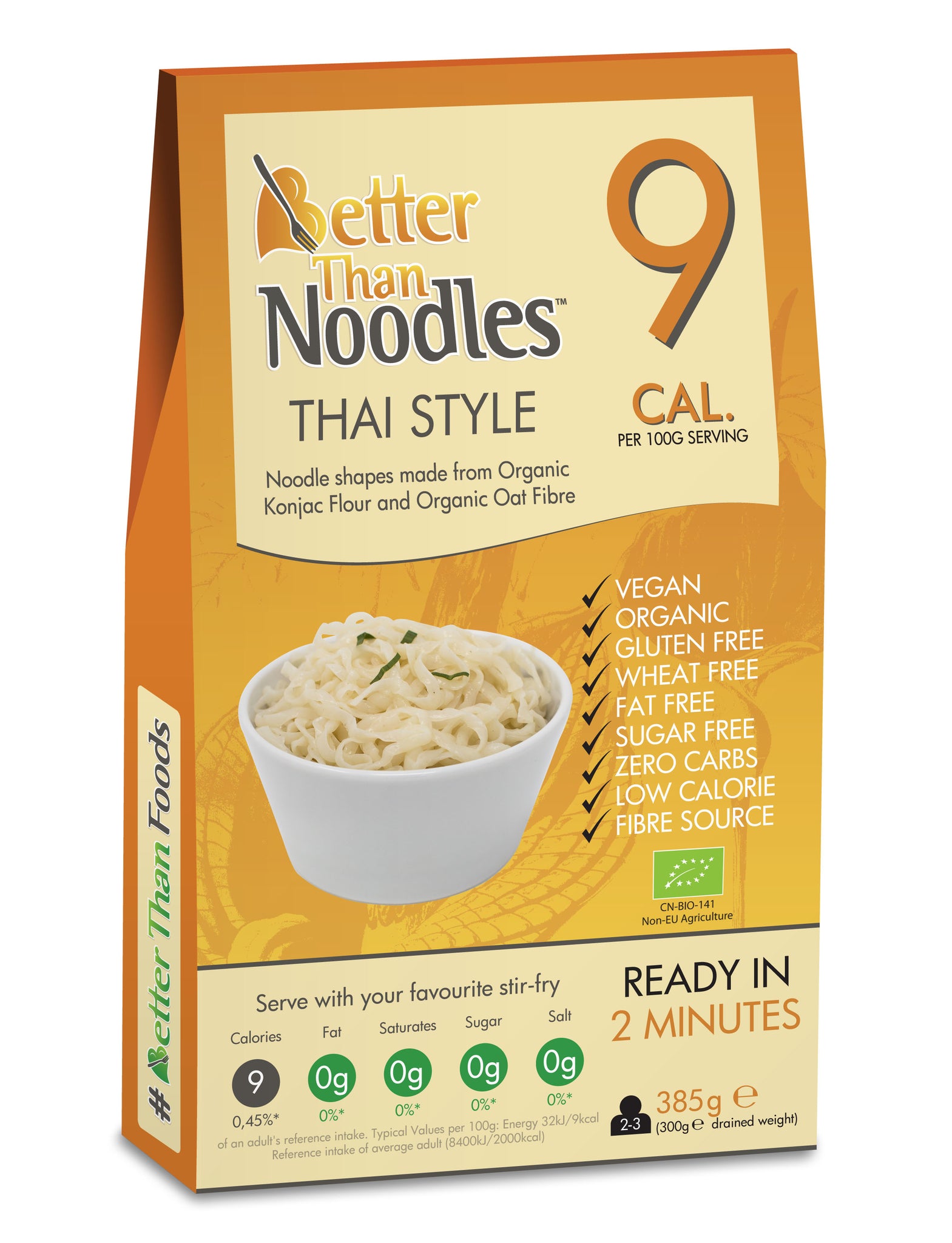 Organic Better Than Noodles Thai Style 385g